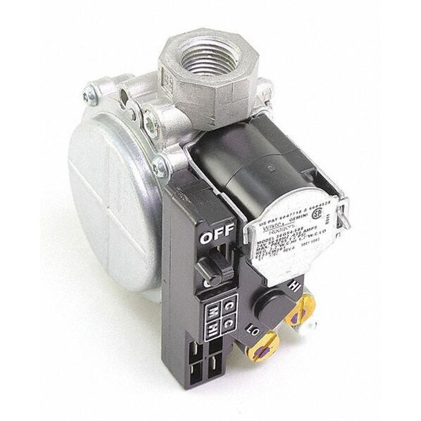 Carrier Gas Valve,3/4" x 1/2",2 Stage,24V,3.2"WC EF33CW201