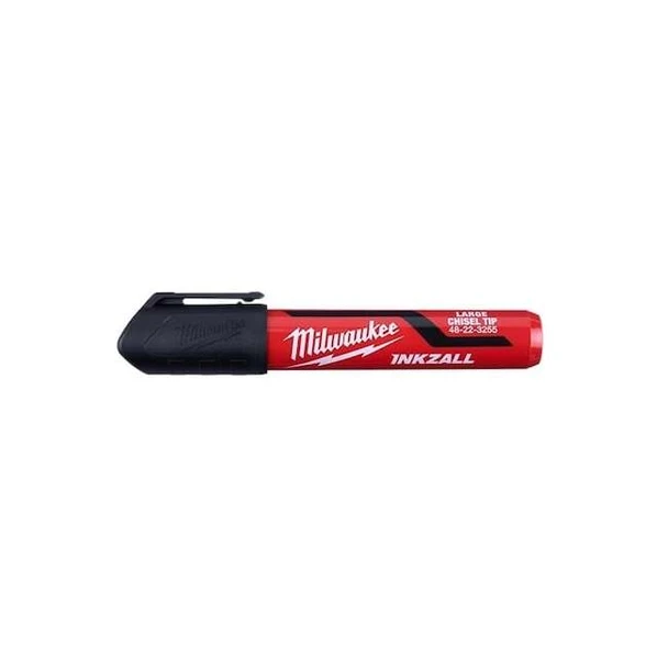 Milwaukee Tool Ink Industrial Marker, Black, Chisel 48-22-3255