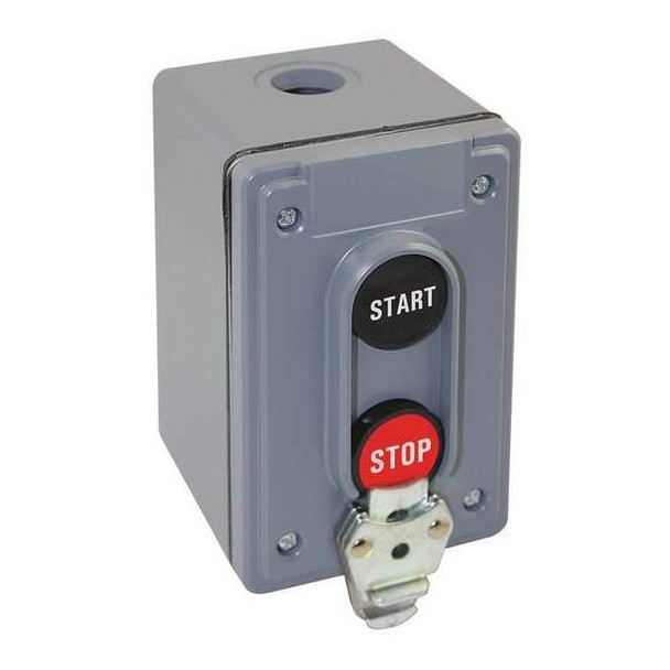 Dayton Push Bttn Cntrl Statn,1NO/1NC,Start/Stop 20C802