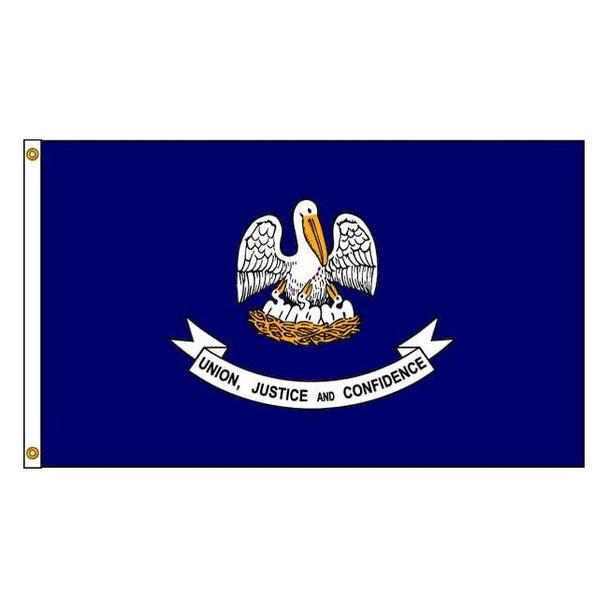Annin Flagmakers Louisiana Flag,5x8 Ft,Nylon 142180