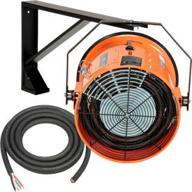 Global Industrial Electric Salamander Heater Adjustable Thermostat 240V 1 Phase