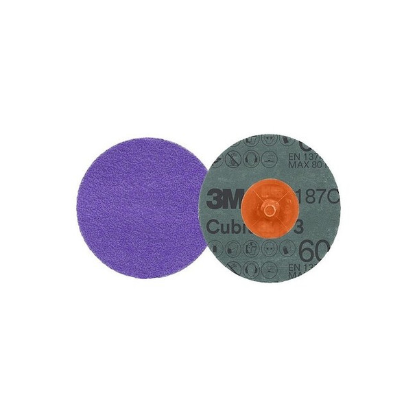 3m Cubitron Quick-Change Disc,Ceramic,PK50 7100332836