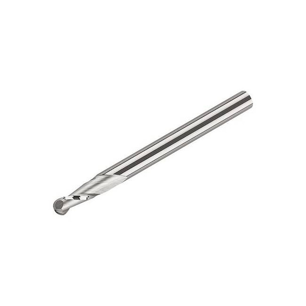 Micro 100 Ball End Mill,Single End,0.70mm,Carbide BMRM-007-2X