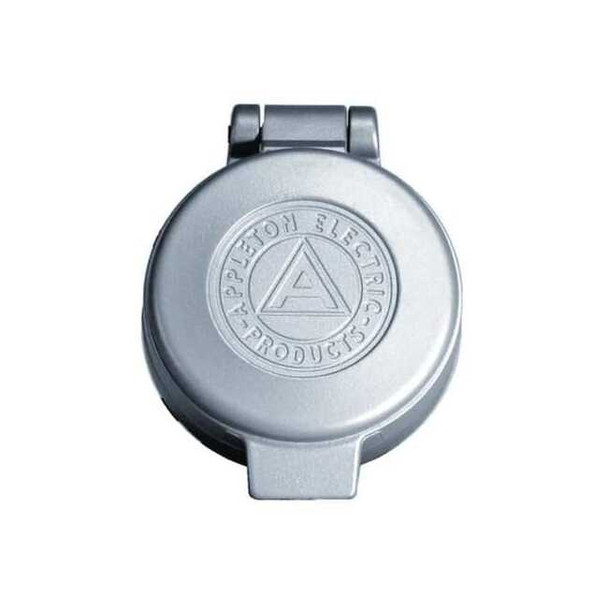 Appleton Electric Recp Threaded Cover,For Apltn Recp,Slv PTTC100B