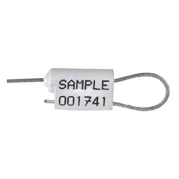 Tydenbrooks EZ Loc Zinc Cable Seal,14"L,White,PK250 1061060