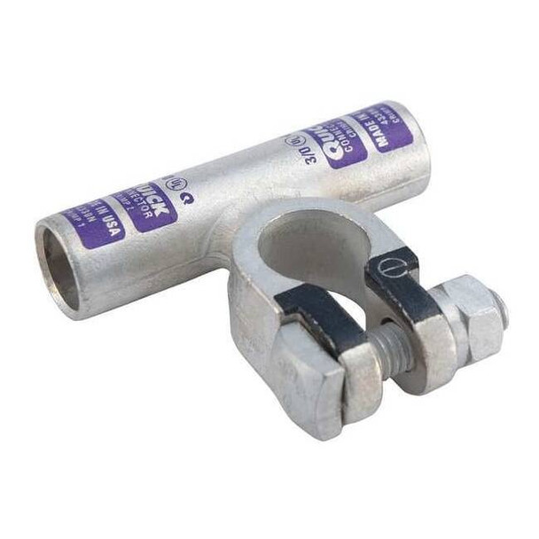 Fusion Terminal Flag,3/0 ga.,Purple,Neg 4330N