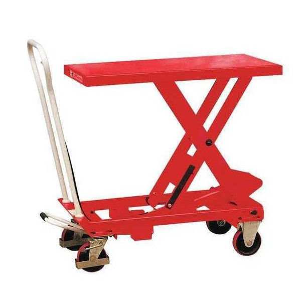 Dayton Scissor Lift Table, 550 lb. Cap, 19-1/2"W, 32-1/2"L 33W288