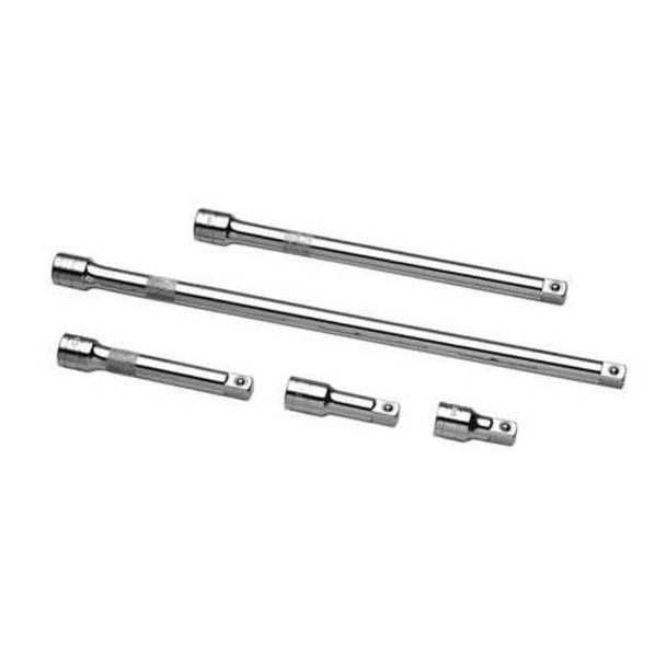 Extension Set 1/2" Dr, 2 in, 3 in, 5 in, 10 in, 15 in L, 5 Pieces, Chrome