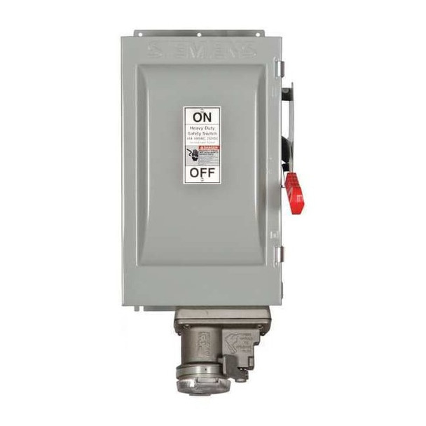 Siemens Fusible, Safety Switch, Heavy Duty, 600 V, 3PST HF362JCH