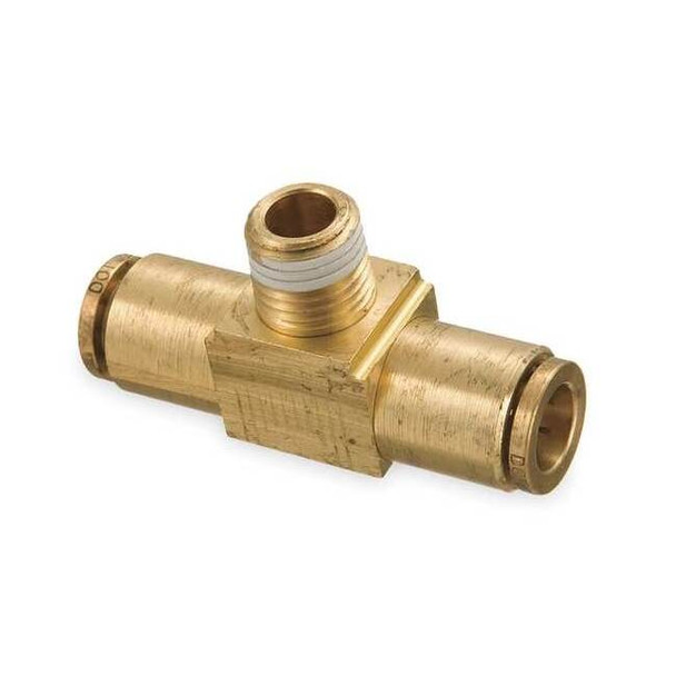 Weatherhead Tee, Push-Fit 1/4", 1/4", MNPT 1/8" 1872X4