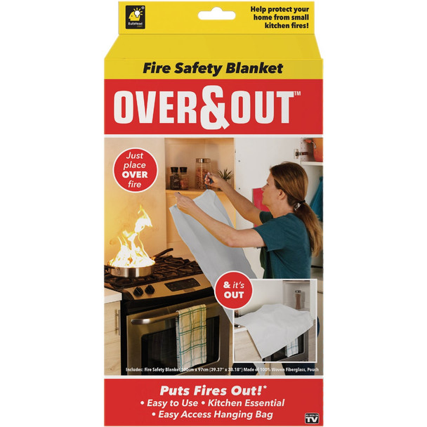 Over & Out Fire Safety Blanket 17647-6