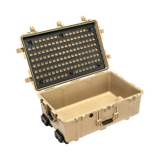 Pelican Black MOLLE Panel,Black,Plastic,10 in 1650MP