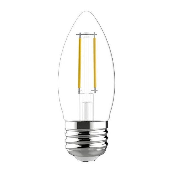 Ge Lamps LED Bulb Decorative,3 5/6 in L,3.5 W,PK2 LED4DFBM-C-2PK