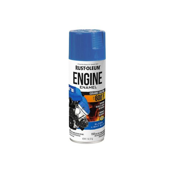 Rust-Oleum Spray Paint, Light Blue, Gloss, Solvent 366431