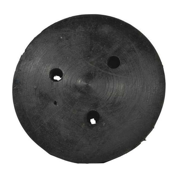 Dayton Pad, 5 in, Black, Rubber MH2MPR102G