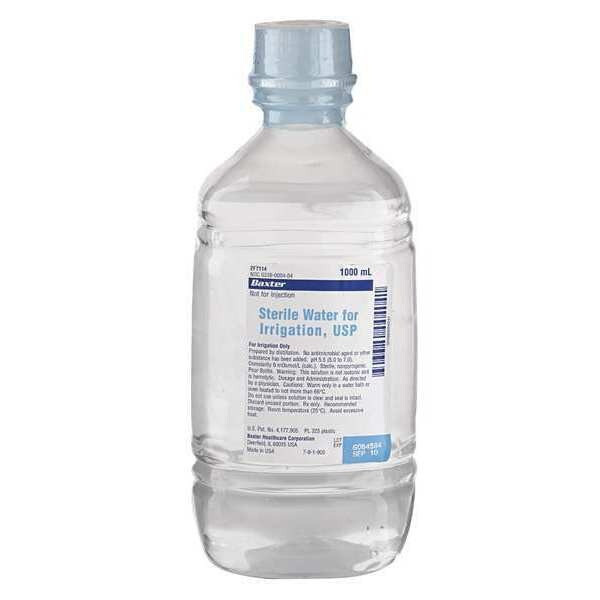 Baxter Sterile Water,Bottle,1000mL BASW050114