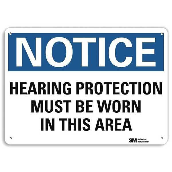 Lyle Notice Sign, RecycldReflecAlum, 10inWx7inH, U5-1265-RA_10X7 U5-1265-RA_10X7