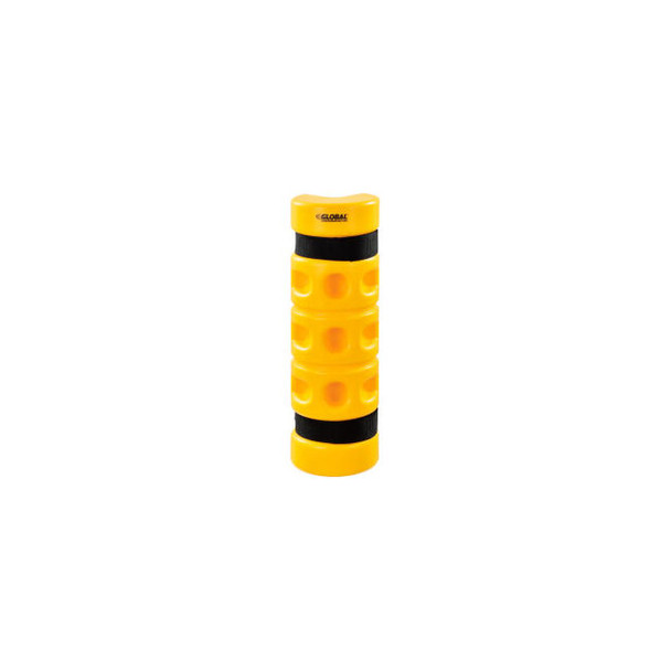Global Industrial Rack Protector Rack End Mounting 3"" x 3"" Opening 18""H Yello