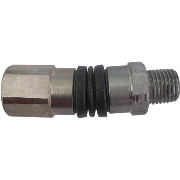 Speedaire Air Gun Elbow Swivel,1/4 MNPT to FNPT 22YL07