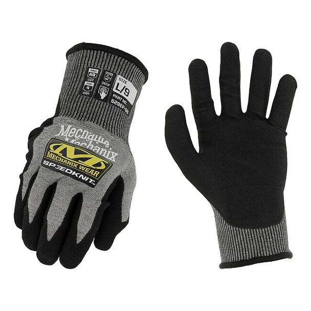 SpeedKnit(TM) S29EP58, Cut Level A9 ,Neoprene, Nitrile ,Sandy ,L ( 9 ) 1 PR