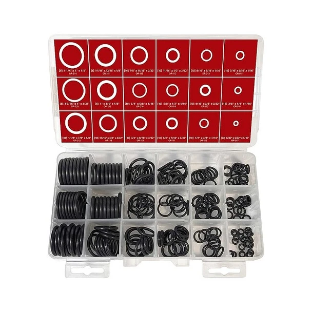 Manufacturer Varies O-Ring Asst,Buna N,192 PC,19 Sizes WWG-DISP-OR192
