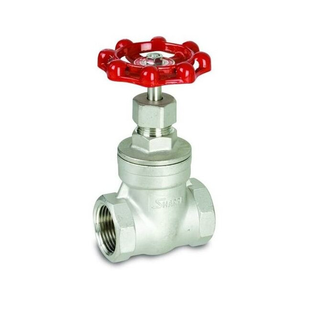 Sharpe Gate Valve,1 1/2",316 SS,NPT 4371003340
