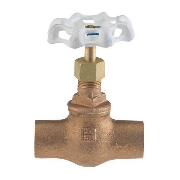 Milwaukee Valve Globe Valve,3/8",Bronze,Sweat,300 psi UP1502 3/8"