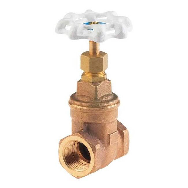 Milwaukee Valve Gate Valve,1/4 In.,Bronze UP105 1/4