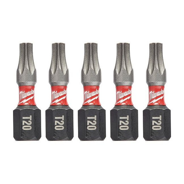 Milwaukee Tool DriverBit,L:1",BitSize:T20 48-32-4614