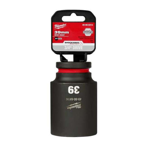 39mm SHOCKWAVE Impact Duty 3/4 in. Drive Deep Well 6 Point Impact Socket