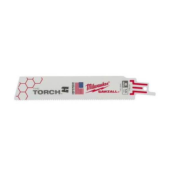 Milwaukee Tool 6" 14 TPI The Torch SAWZALL Blades (25 Pk) 48-00-8782