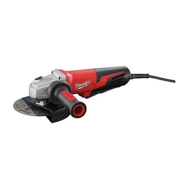 Milwaukee Tool 13 Amp 6"   Small Angle Grinder  Paddle, No-Lock 6161-31