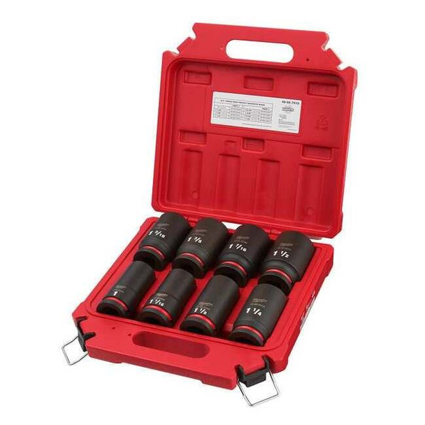 8PC SHOCKWAVE Impact Duty 3/4" Drive SAE Deep 6-Point Socket Set