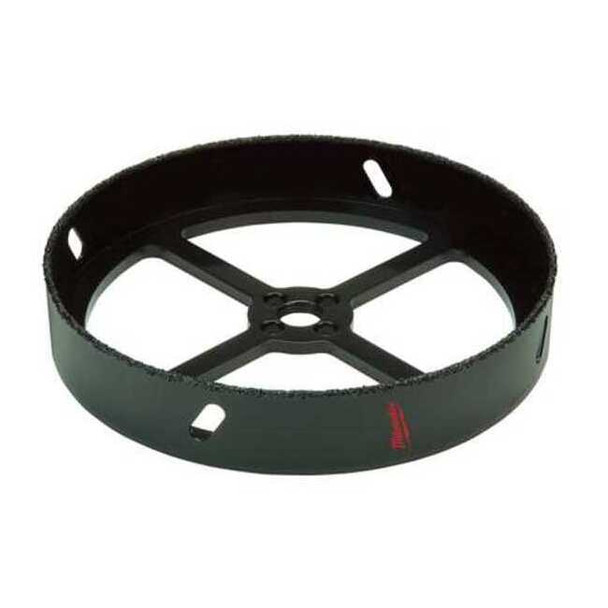 5-3/8" Recessed Light Carbide Grit Hole Saw with Pilot Bit