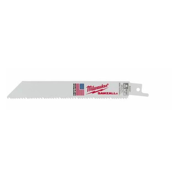 Milwaukee Tool 6" 8/12 TPI SAWZALL Blades (50 Pk) 48-01-6091