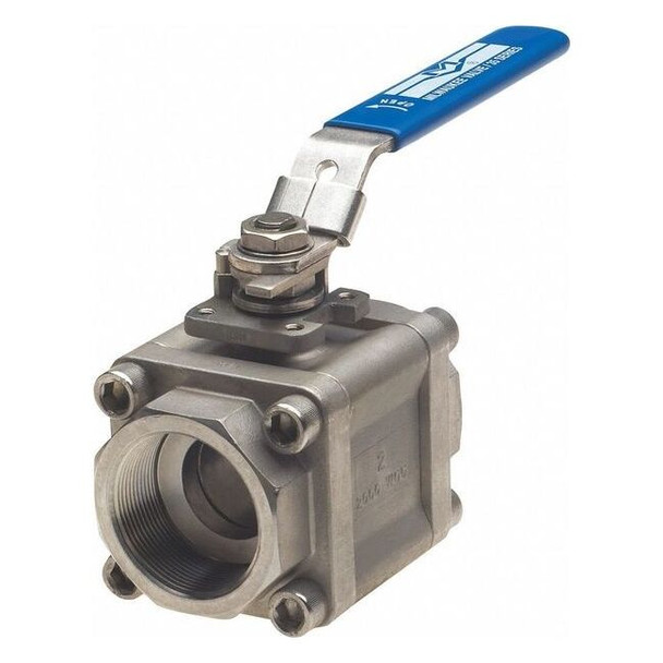 Milwaukee Valve Ball Valve,1/2" Tube Size,FNPT x FNPT 35FSSN0LL-012
