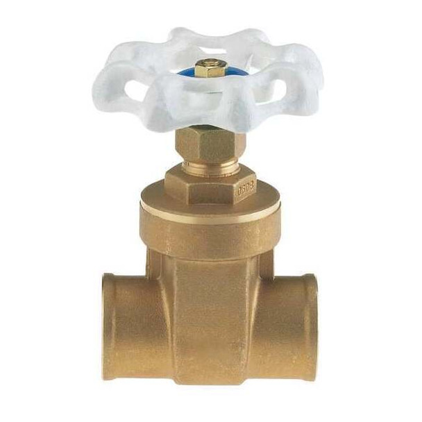 Milwaukee Valve Gate Valve,2 In.,Solder,Low Lead Brass UP668 2"