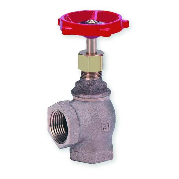 Milwaukee Valve Angle Globe Valve,Class 125,1/4 In.,FNPT 504 1/4