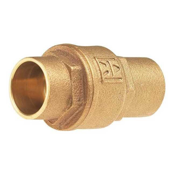 Milwaukee Valve 2" Solder Low Lead Bronze Spring Check Valve UP1548T 2