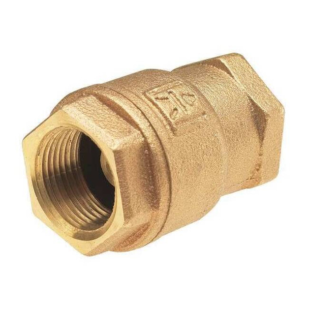Milwaukee Valve 1-1/4" Threaded Low Lead Bronze Spring Check Valve UP548T 1 1/4