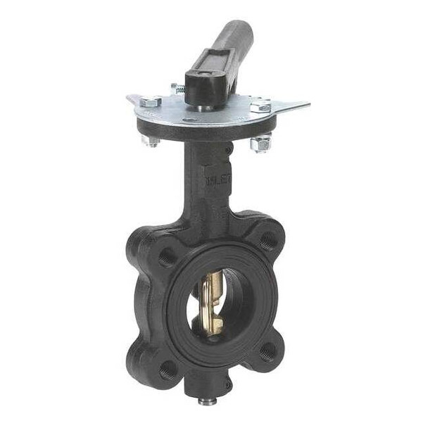 Milwaukee Valve Butterfly Valve,Lug Style,Size 2 1/2 In ML-233E 2 1/2