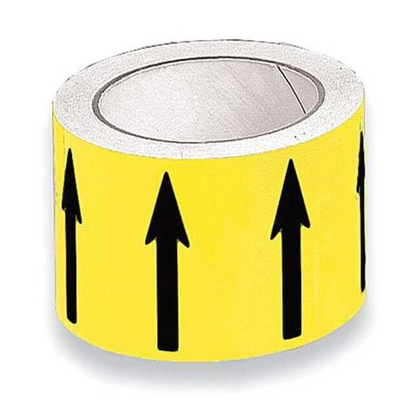Harris Industries Banding Tape,Yellow,4 In. W DA3