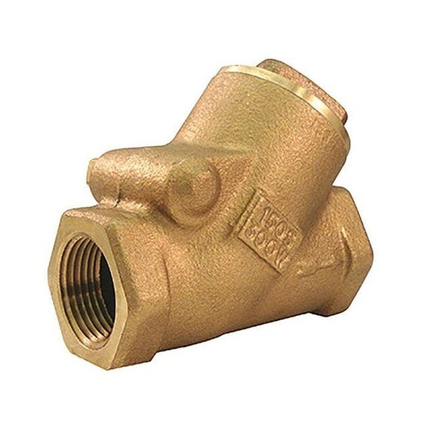 Milwaukee Valve 1-1/2" FNPT Bronze Swing Y Check Valve 515Y 1 1/2"