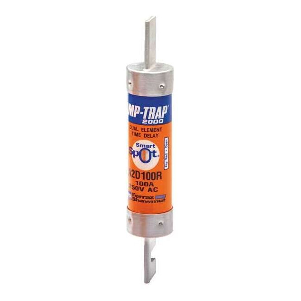 Mersen UL Class Fuse, RK1 Class, Time-Delay, 100A, 250V AC, Indicating A2D100R