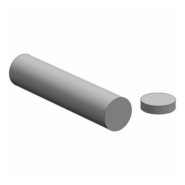 Manufacturer Varies Tool Steel Rod,6 ft L,3/8 in Dia. DCFA2R.375-72