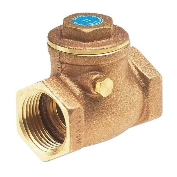 Milwaukee Valve 3/8" Threaded Low Lead Bronze Spring Check Valve UP509 3/8