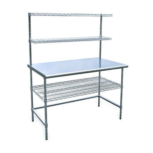 Manufacturer Varies Workbench,SS,48" W,30" D 4UEN4
