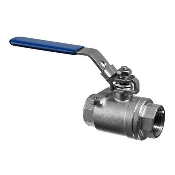 Usa Industrials Manual 2-Way Ball Valve,NPT,304 SS ZUSA-VLV-68