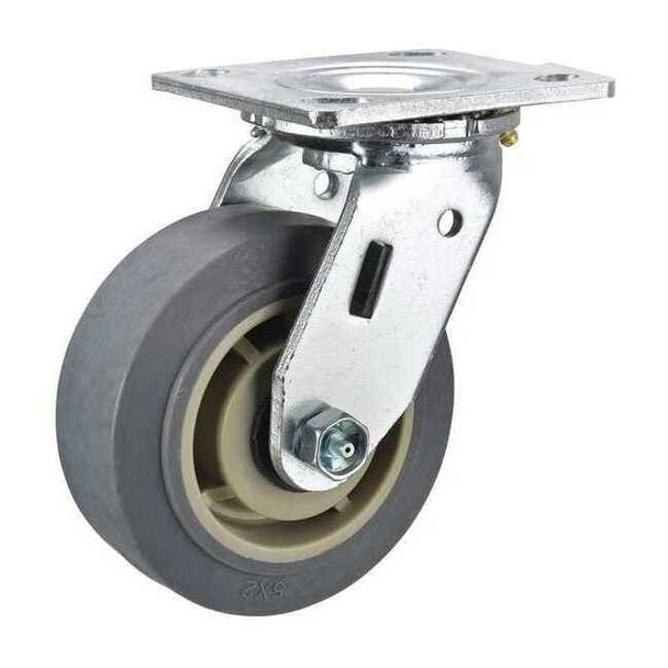 Manufacturer Varies Swivel Plate Caster,Delrin,Steel P21S-PRP040R-14