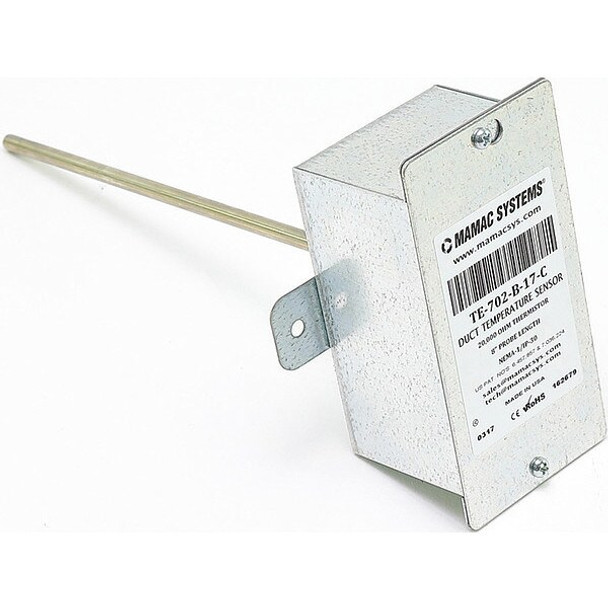Mamac Duct Sensor,8" TE-702-B-17-C